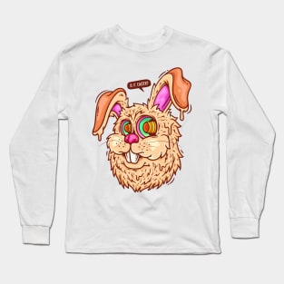 Rabbit Head Hypnotize Long Sleeve T-Shirt